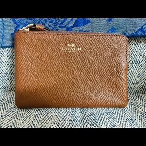 COACH Brown Wristlet